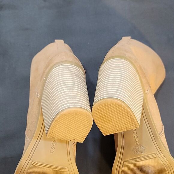 EXPRESS BLOCK HEEL POINTED TOE SLIP-ON WOMEN"S BOOTIE - Picture 13 of 15